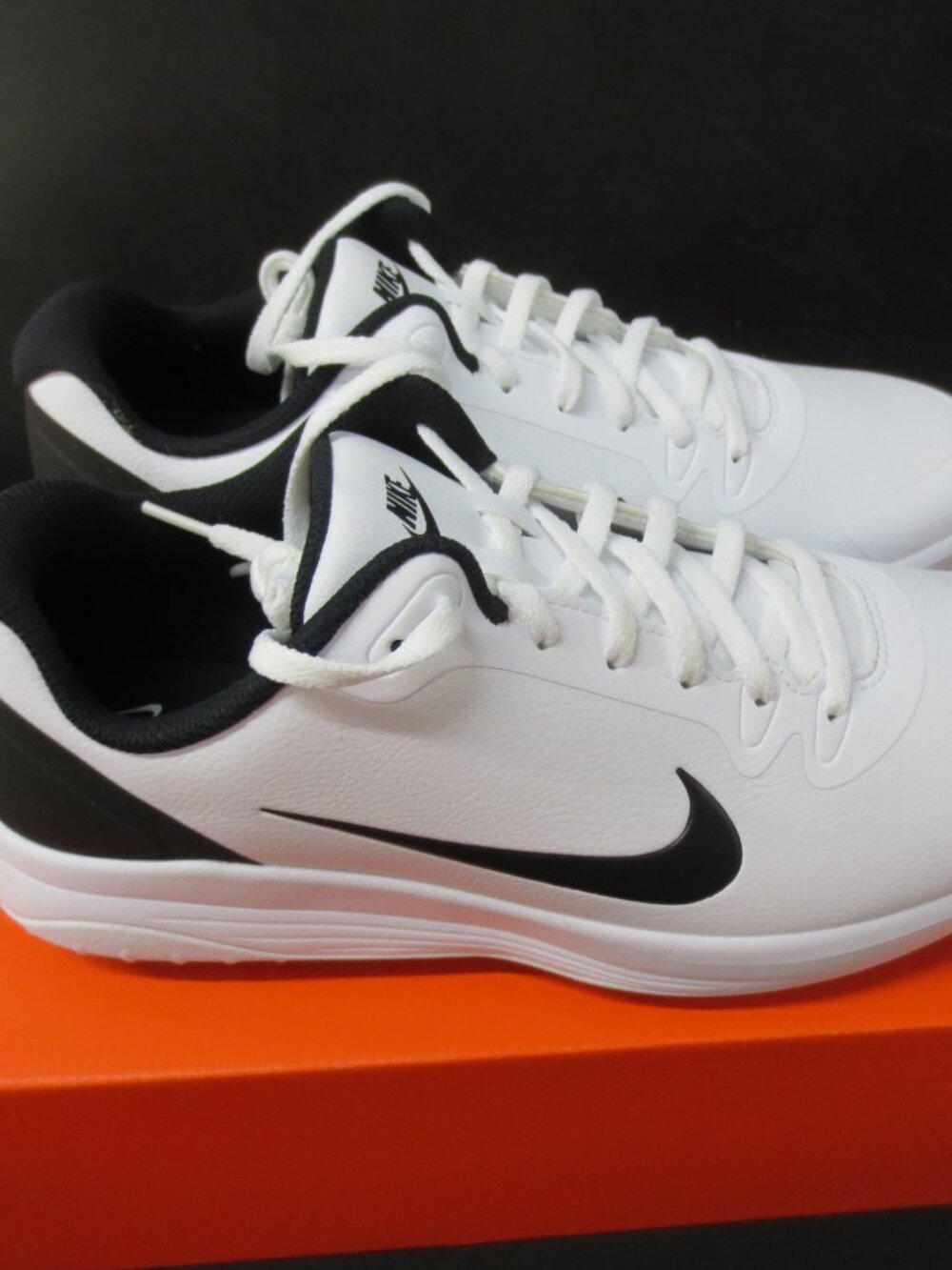 Nike Men's Infinity G (W) Golf Shoes - Size: 12 Wide White/Black CT0535-101 NIB